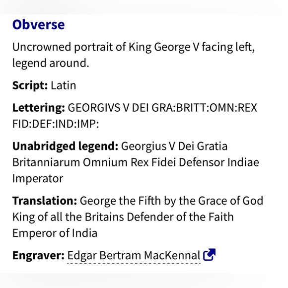 🎈$5 add on - 1930 ONE PENNY - George V - Picture 4 of 6